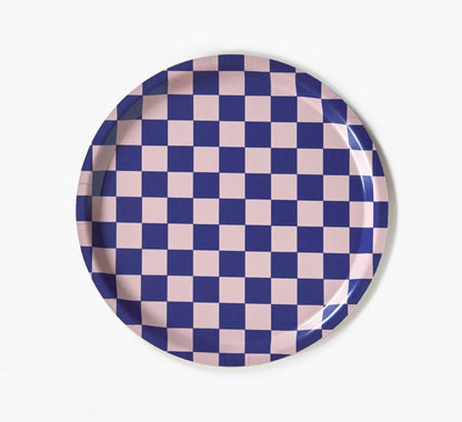 Serviertablett lavendel & rosa